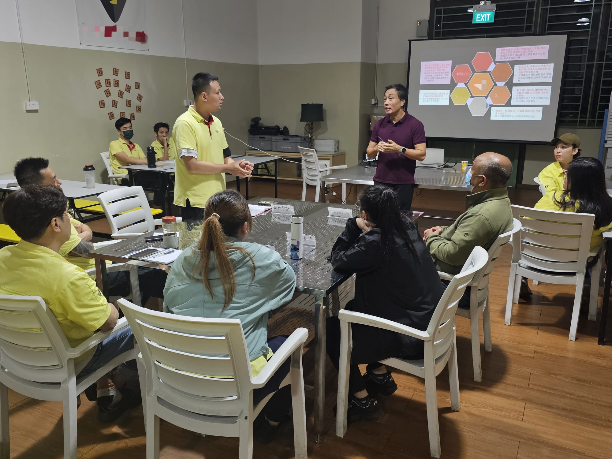 Igive consultants in a strategy session